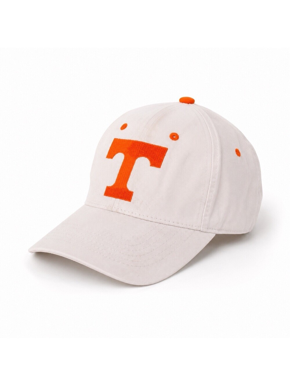 University of Tennessee TN Vols volunteers baseball hat cap White Orange T Sport